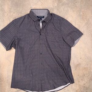 Mizzen+Main Black Patterned Shirt
